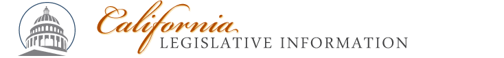 California Legislative Information 